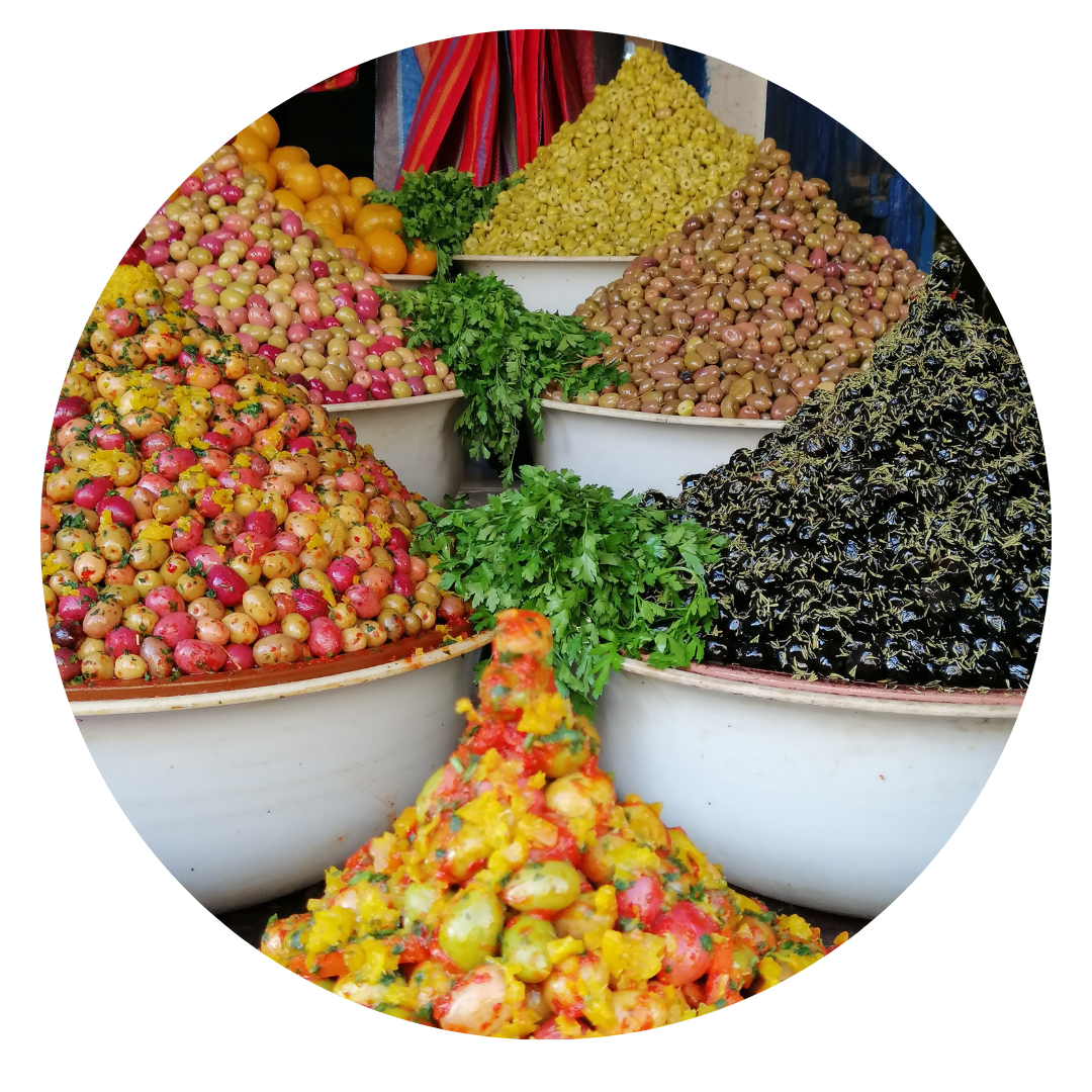 Moroccan spice market Essaouira cooking